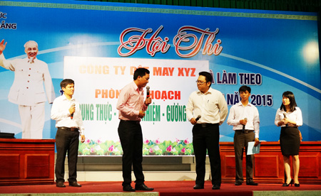 Đà Nẵng Hội thi tuyên truyền về học tập và làm theo tấm gương đạo đức Hồ Chí Minh năm 2015